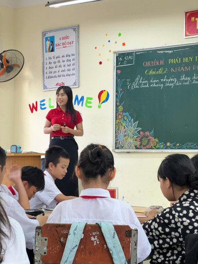 Ấn tượng tiết chuyên đề môn Hoạt động trải nghiệm, hướng nghiệp của cô giáo Kiều Ngọc Dung